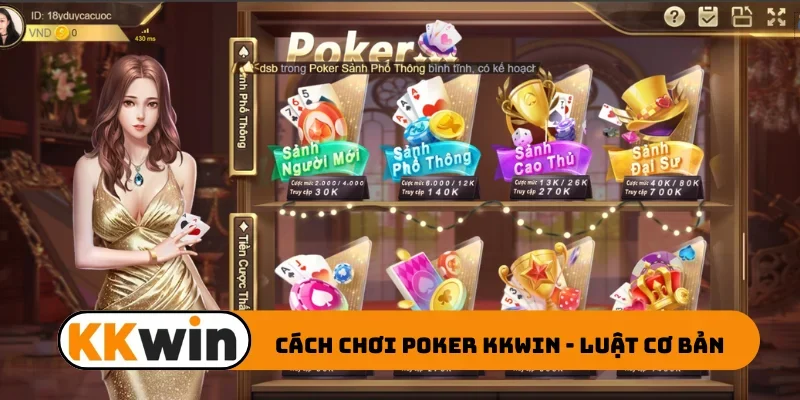 Cách chơi Poker KKWIN