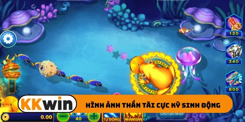 Hình ảnh Thần Tài cực kỳ sinh động