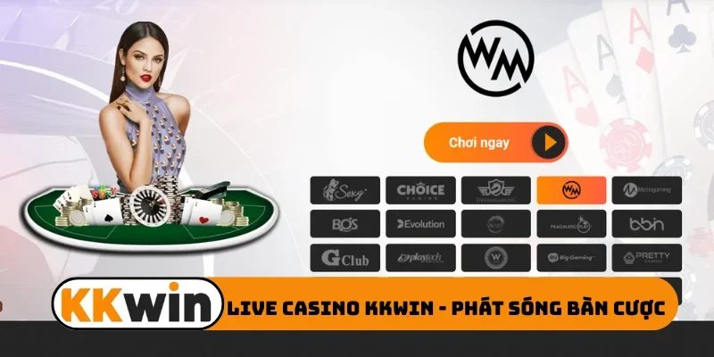 Live casino KKWIN